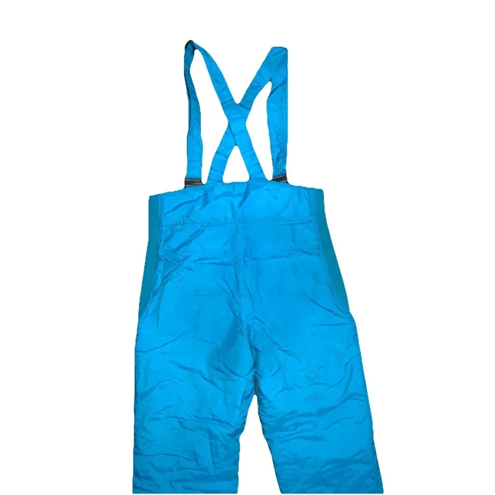 VTG Columbia Snow Pants Youth XL Insulated Ski Bibs Adj Straps Overall Turquoise